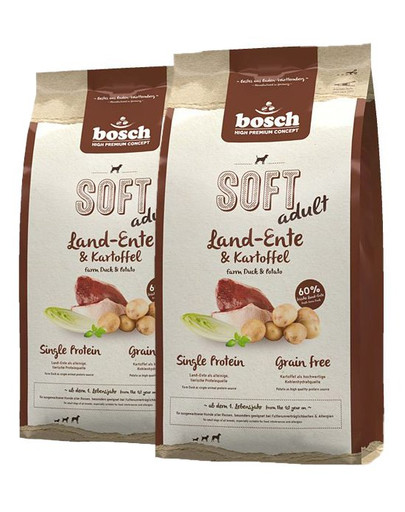 BOSCH SOFT Adult Land-Ente & Kartoffel 25 kg (2 x 12,5 kg)
