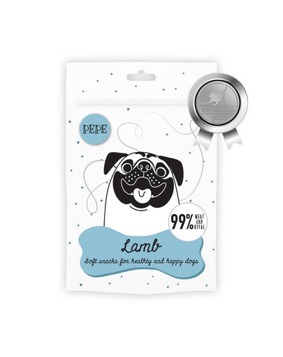 PAKA ZWIERZAKA PEPE Mini Chunkies Lamb 70 g Lammdelikatessen