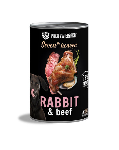 PAKA ZWIERZAKA Seventh Heaven Kaninchen & Rindfleisch 400 g
