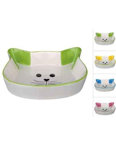 TRIXIE Keramiknapf Katzengesicht