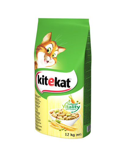 KITEKAT Katzentrockenfutter Huhn und Gemüse 12 kg