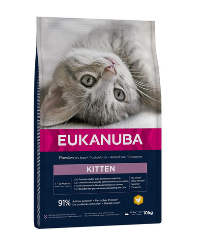 EUKANUBA Katze Kitten Alle Rassen Healthy Start Huhn & Leber 10 kg