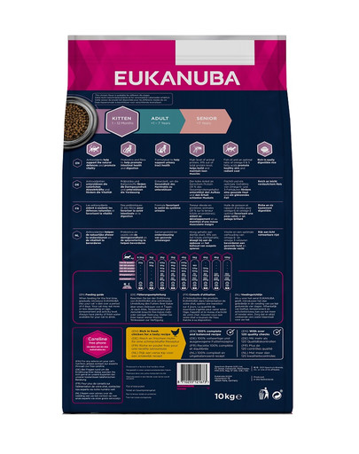 EUKANUBA Katze Kitten Alle Rassen Healthy Start Huhn & Leber 10 kg