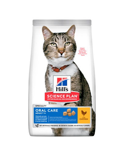 HILL'S Science Plan Cat Adult Dry Chicken Oral Care 7 kg