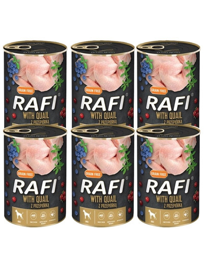 DOLINA NOTECI RAFI Quail Wachtel 6x400 g