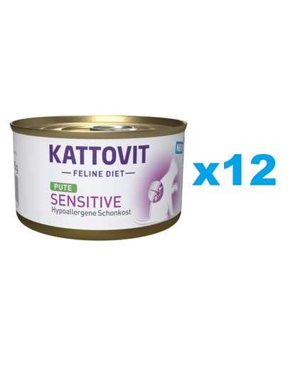 KATTOVIT Feline Diet Sensitive Pute 12 x 85 g