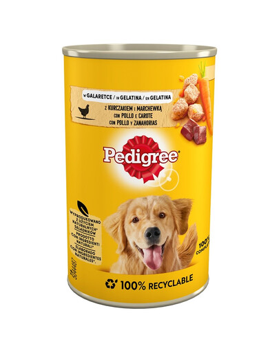 PEDIGREE Hähnchen mit Karotten in Gelee 400g