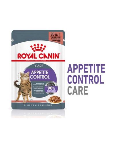 ROYAL CANIN Appetite Control Gravy 48x85 g mokra karma dla dorosłych kotów z nadmiernym apetytem
