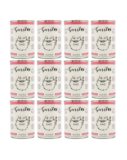 GUSSTO Cat Fresh Beef  12x400 g