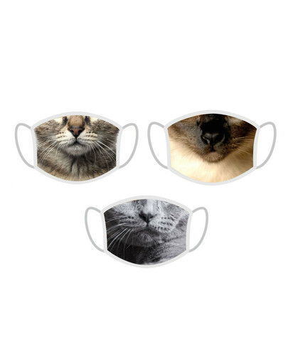 FERA Schutzmaske Katze x3