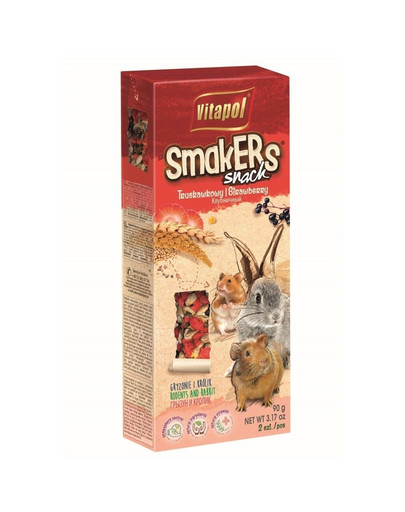 VITAPOL Smakers für Nagetiere-Erdbeere 2 Stück
