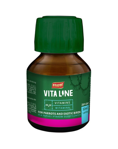 VITAPOL AD3EC Vitamine für exotische Vögel 50ml