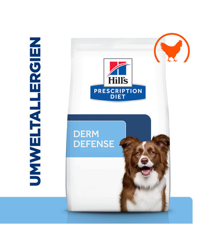 HILL'S Prescription Diet Derm Defense Skin Care mit Huhn 12 kg