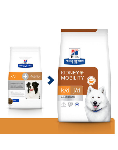 HILL'S Prescription Diet k/d + Mobility Canine 12 kg