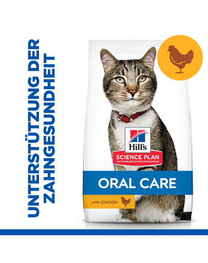 HILL'S Science Plan Cat Adult Dry Chicken Oral Care 7 kg