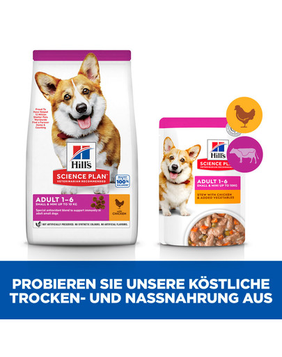HILL'S  Science Plan Hund Adult Small & Mini Huhn  Hundefutter 6 kg