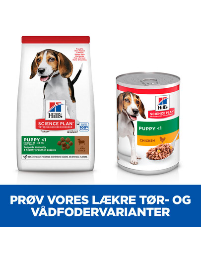 HILL'S Science Plan Puppy <1 Medium breed Trockenfutter mit Reis und Lammfleisch 14 kg