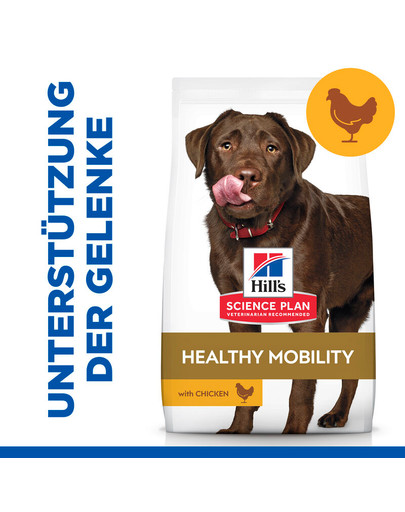 HILL'S Science Plan Canine Adult Healthy Mobility Large breed Chicken 14 kg Futter für Hunde großer Rassen zur Unterstützung der Gelenke