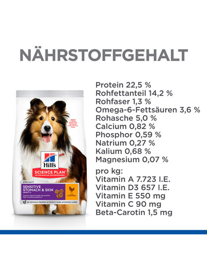 HILL'S Canine Adult Sensitive Stomach&Skin 14 kg