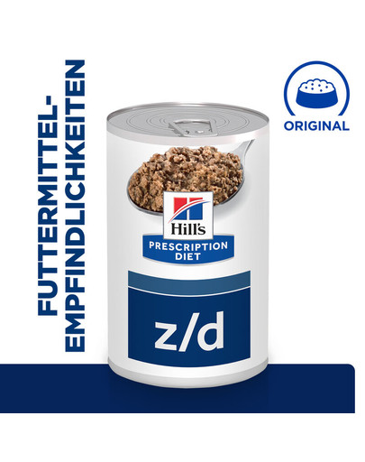 HILL'S Prescription Diet Canine z/d 370 g bei Lebensmittelunverträglichkeiten