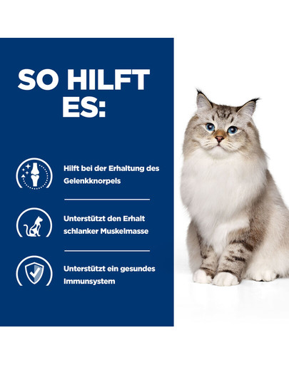 HILL'S Prescription Diet Feline j/d 1,5 kg Katzenfutter zur Unterstützung der Gelenke