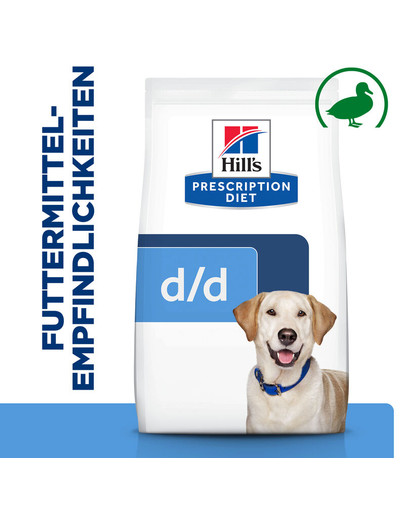 HILL'S Prescription Diet Canine d/d Duck&Rice 1,5 kg Futter zur Stärkung der Hundehaut