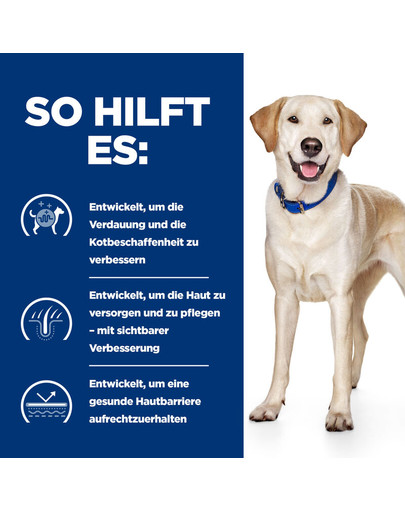 HILL'S Prescription Diet Canine d/d Duck&Rice 1,5 kg Futter zur Stärkung der Hundehaut