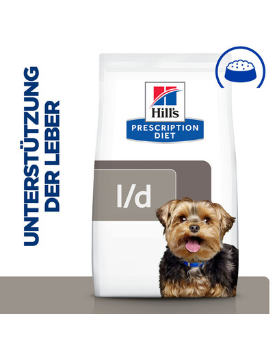 HILL'S Prescription Diet Canine l/d 4 kg Futter für Hunde mit Lebererkrankungen