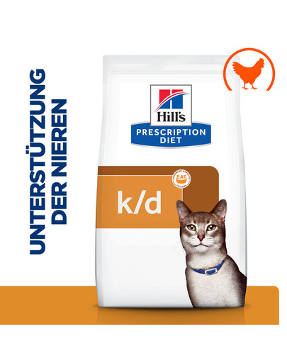 HILL'S Prescription Diet Cat K/D Kidney Care mit Huhn 3 kg