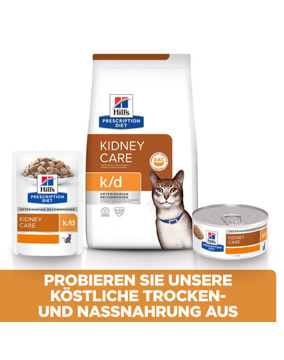 HILL'S Prescription Diet Cat K/D Kidney Care mit Huhn 3 kg