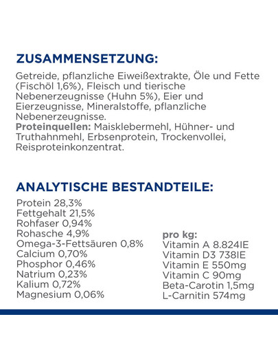 HILL'S Prescription Diet Cat K/D Kidney Care mit Huhn 3 kg