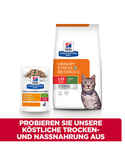 HILL'S Prescription Diet C/D Urinary Stress + Metabolic 3 kg