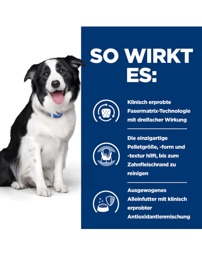 HILL'S Prescription Diet Canine t/d 4 kg Futter zur Förderung der Zahngesundheit Ihres Hundes