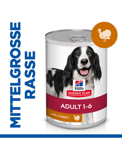 HILL'S Science Plan Canine Adult Turkey 370 g für erwachsene Hunde mit Putenfleisch