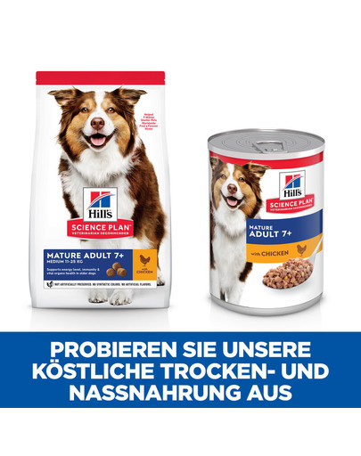 HILL'S Science Plan Canine Mature Adult Chicken 370 g für ältere Hunde mit Huhn