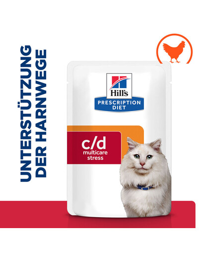 HILL'S Prescription Diet Feline c/d Urinary Stress Chicken 85 g