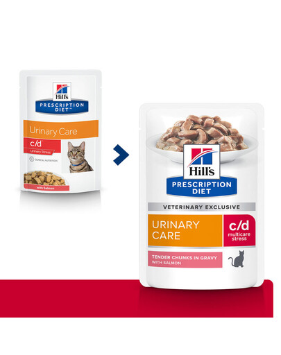 HILL'S Prescription Diet Feline c/d Urinary Stress Losos 85 g