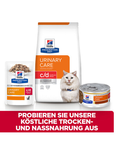 HILL'S Prescription Diet Feline c/d Urinary Stress Losos 85 g