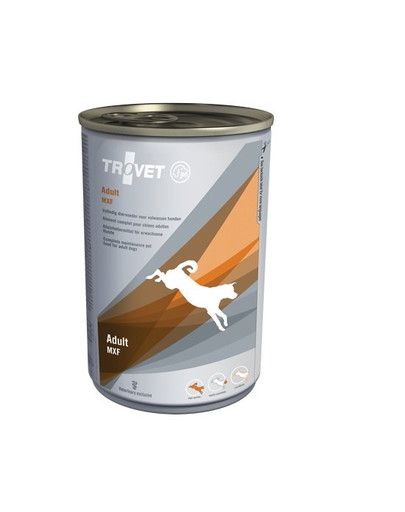 TROVET Adult MXF Nassfutter für ausgewachsene Hunde 400 g