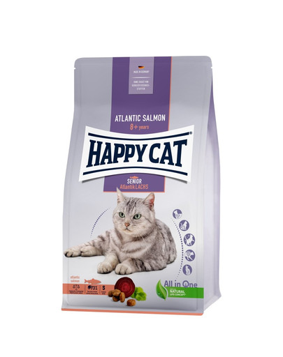 HAPPY CAT Senior Atlantik-Lachs 4 kg