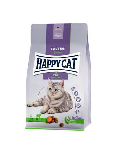 HAPPY CAT Senior Weide-Lamm 4 kg