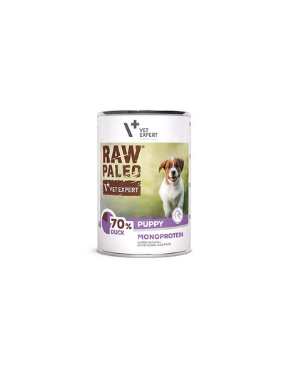 VETEXPERT Raw Paleo Ente Duck Puppy 400g