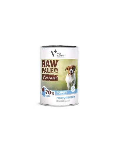 VETEXPERT Raw Paleo Kabeljau Cod Puppy 400g