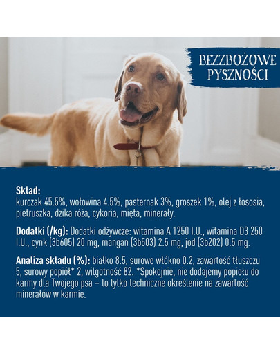 BUTCHER'S Original Rezept in Soße, Hundefutter, Teilstücke mit Rindfleisch in Soße, 400g