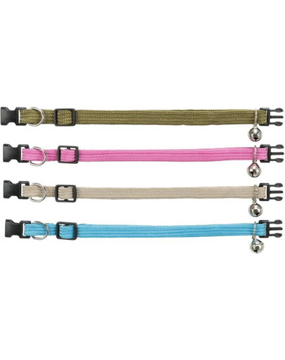 TRIXIE Katzenhalsband mit Glöckchen Farbmix 1 St