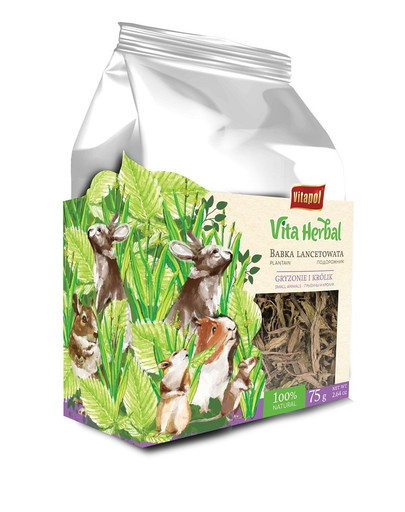 VITAPOL Vita Herbal Spitzwegerich für Nagetiere und Kaninchen 75g