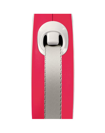 FLEXI New Comfort L Gurtleine 8 m Rot
