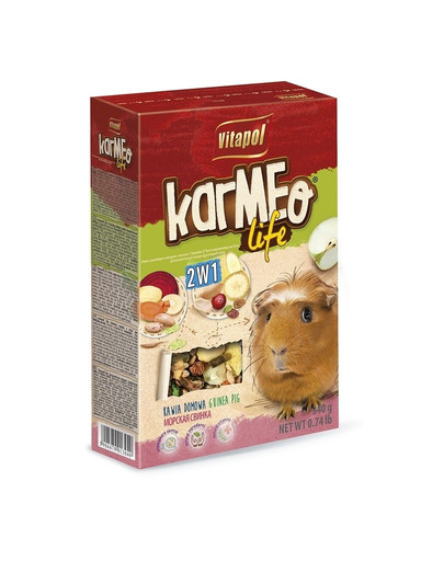 VITAPOL Mahlzeit für Meerschweinchen 2in1 Obst - Gemüse 340g