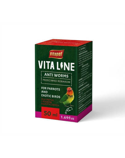 VITAPOL Gegen Würmer für exotische Vögel 50ml