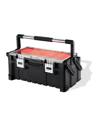 KETER Werkzeugkasten 22" CANTILEVER schwarz/rot